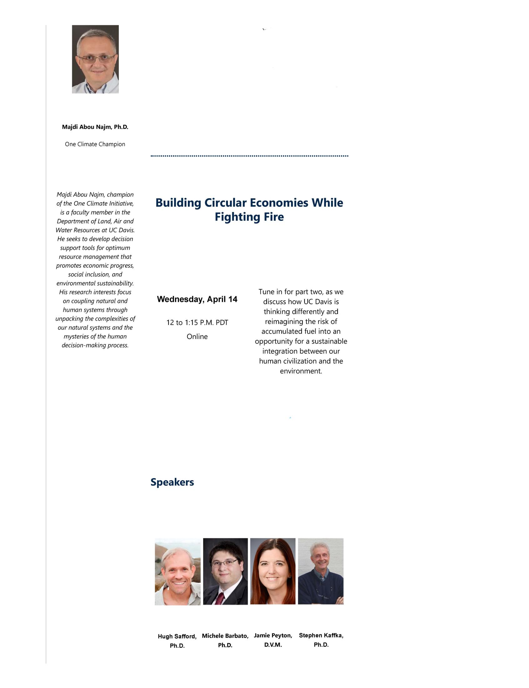 Sustaining a Healthier Communities: Day 2