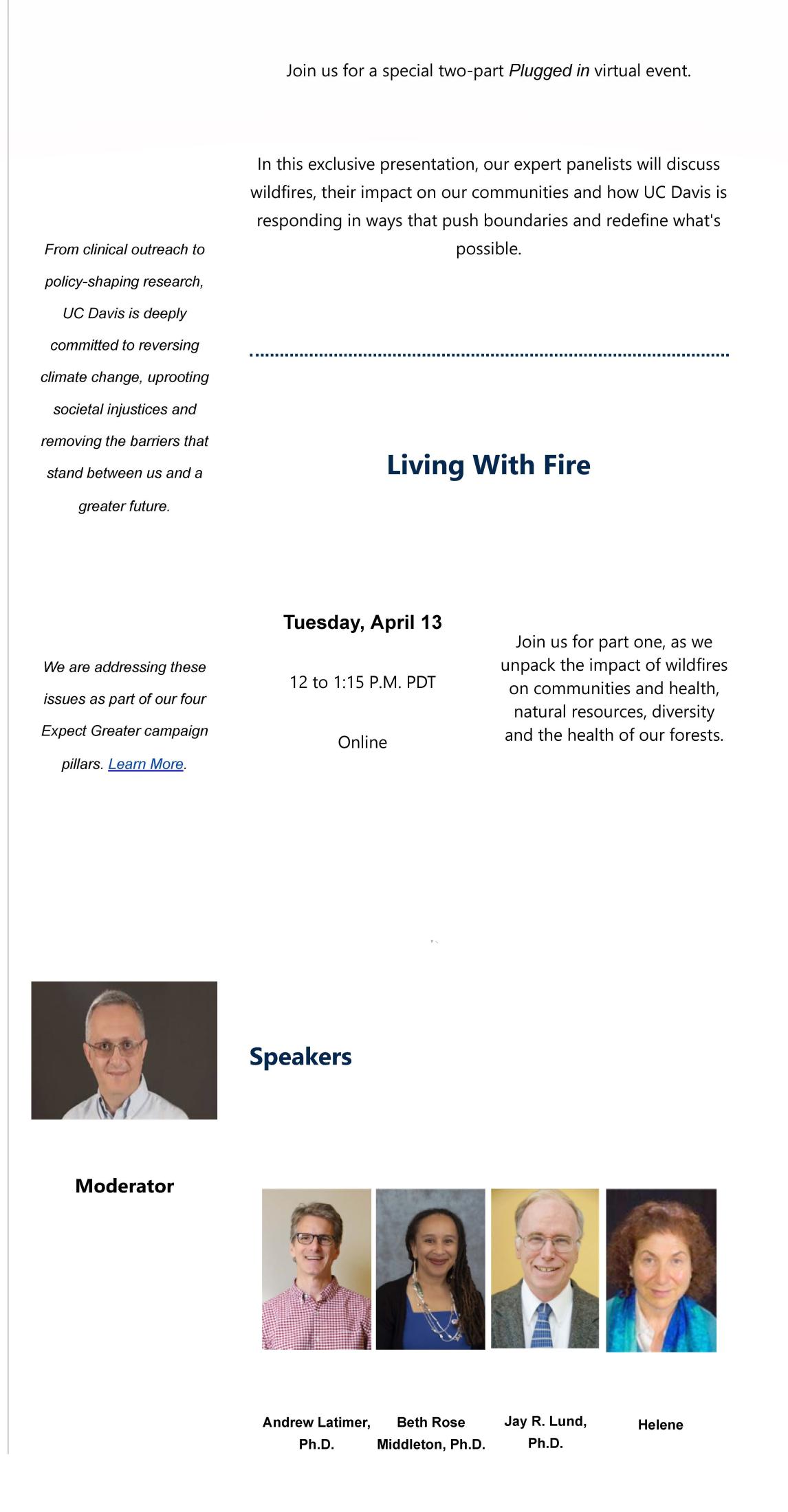 Sustaining a Healthier Communities: Day 1